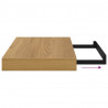 Półka ścienna z przechowywaniem 4 pcs Brązowy 40 x 23,5 x 4 cm