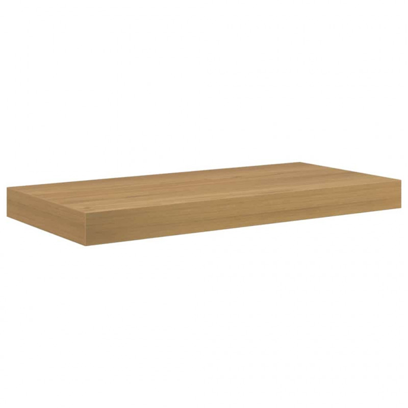 Półka ścienna Brązowy 50 x 23 x 4 cm Materiał drewnopochodny