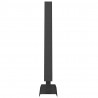 Metalowa choinka świąteczna z podstawą Czarny 60 cm Stal