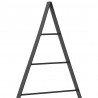 Metalowa choinka świąteczna z podstawą Czarny 60 cm Stal
