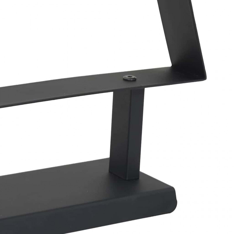 Metalowa choinka świąteczna z podstawą Czarny 60 cm Stal