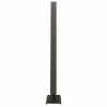 Metalowa choinka świąteczna z podstawą Czarny 90 cm Stal