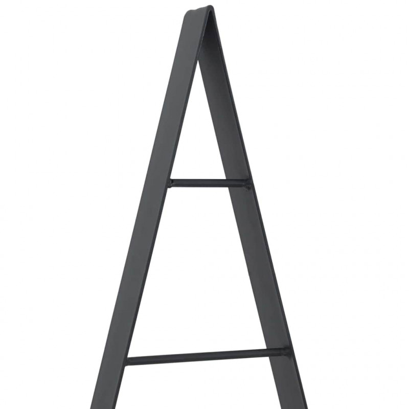 Metalowa choinka świąteczna z podstawą Czarny 90 cm Stal