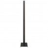 Metalowa choinka świąteczna z podstawą Czarny 125,5 cm Stal