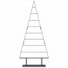 Metalowa choinka świąteczna z podstawą Czarny 180 cm Stal
