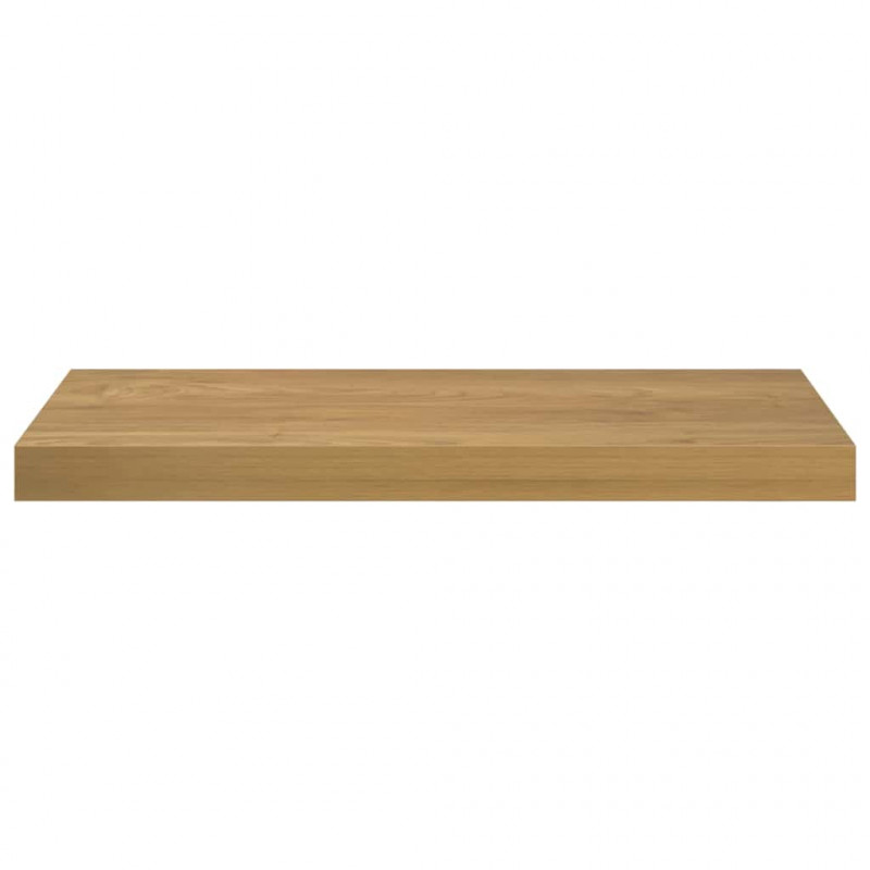 Półka ścienna Montowane na ścianie 2 pcs Brązowy 50 x 23 x 4 cm