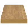 Półka ścienna Montowane na ścianie 2 pcs Brązowy 50 x 23 x 4 cm