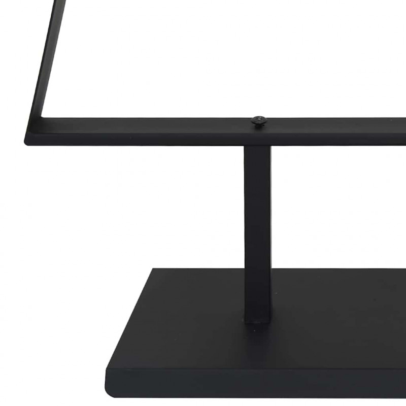 Metalowa choinka świąteczna z podstawą Czarny 210 cm Stal
