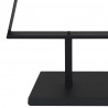 Metalowa choinka świąteczna z podstawą Czarny 210 cm Stal