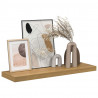 Półka ścienna Brązowy 80 x 23,5 x 4 cm Materiał drewnopochodny