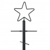 Metalowa choinka świąteczna z podstawą Czarny 89 cm