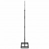 Metalowa choinka świąteczna z podstawą Czarny 60 cm Stal