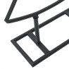 Metalowa choinka świąteczna z podstawą Czarny 60 cm Stal