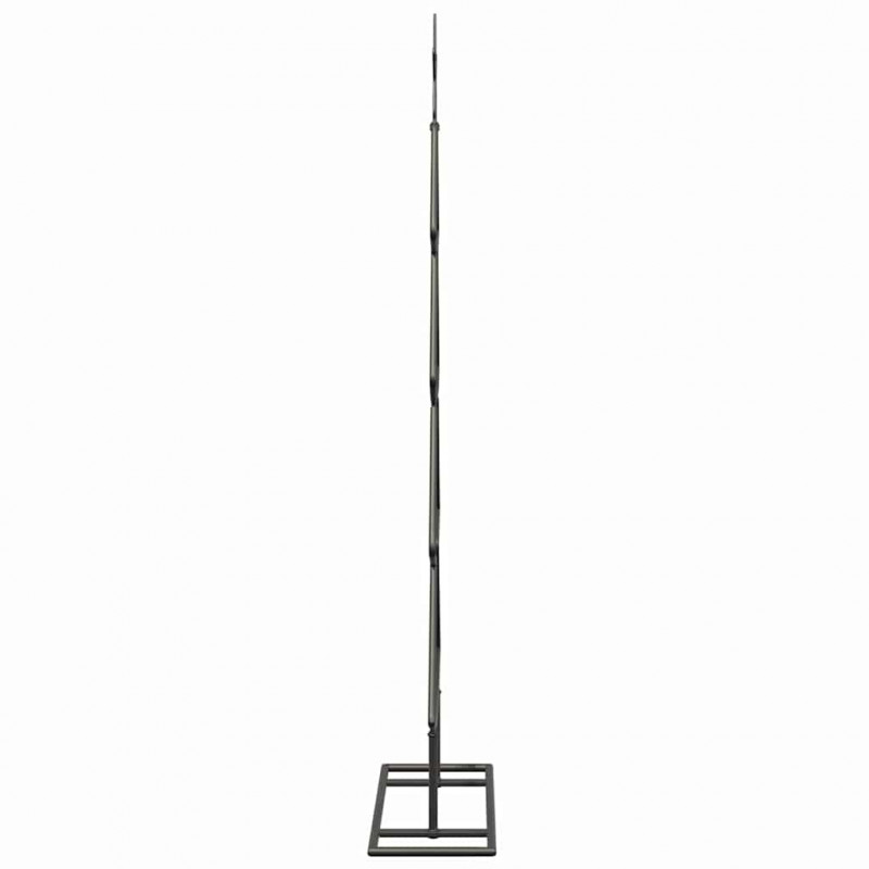 Metalowa choinka świąteczna z podstawą Czarny 90,5 cm Stal