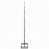 Metalowa choinka świąteczna z podstawą Czarny 90,5 cm Stal