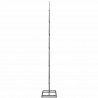 Metalowa choinka świąteczna z podstawą Czarny 150 cm Stal