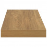 Półka ścienna z przechowywaniem 2 pcs Brązowy 90 x 23,5 x 4 cm