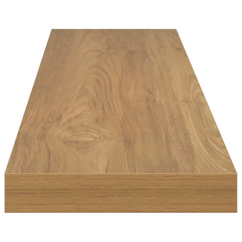 Półka ścienna z przechowywaniem 4 pcs Brązowy 120 x 23,5 x 4 cm