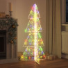 Choinka z 160 diodami LED Wielokolorowe 150 cm Akryl