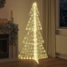 Choinka z 240 diodami LED Ciepła biel 180 cm Akryl