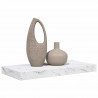 Półka ścienna Montowane na ścianie Biały marmur 50 x 23 x 4 cm