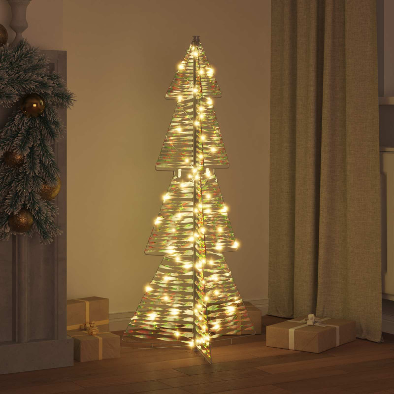 Choinka z 100 diodami LED Ciepła biel 120 cm PET