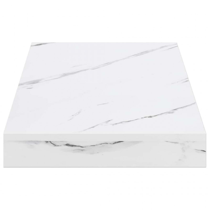 Półka ścienna 4 pcs Biały marmur 50 x 23,5 x 4 cm
