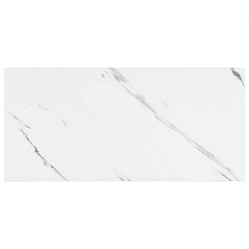 Półka ścienna 4 pcs Biały marmur 50 x 23,5 x 4 cm