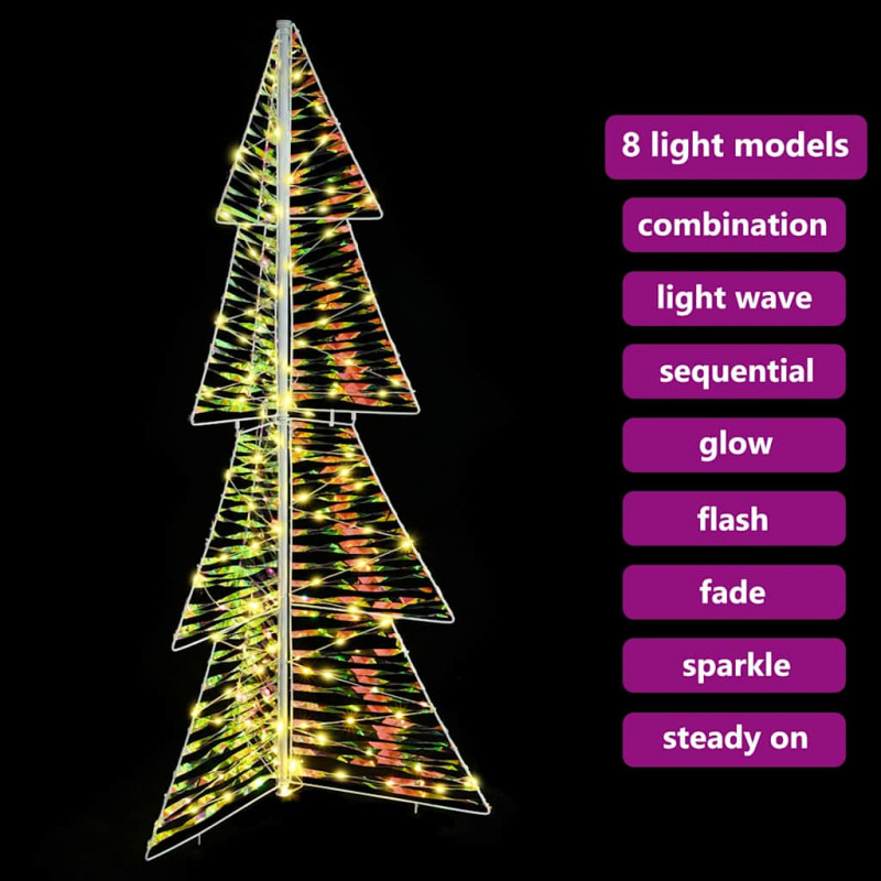 Choinka z 160 diodami LED Ciepła biel 150 cm PET