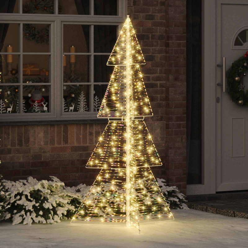 Choinka z 240 diodami LED Ciepła biel 180 cm PET