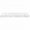 Półka ścienna Montowane na ścianie Biały marmur 50 x 23 x 4 cm