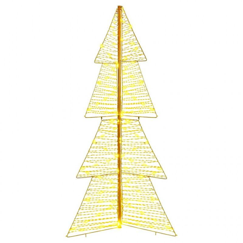 Choinka z 160 diodami LED Ciepła biel 150 cm PET
