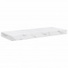Półka ścienna 4 pcs Biały marmur 50 x 23 x 4 cm