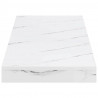 Półka ścienna 4 pcs Biały marmur 50 x 23 x 4 cm