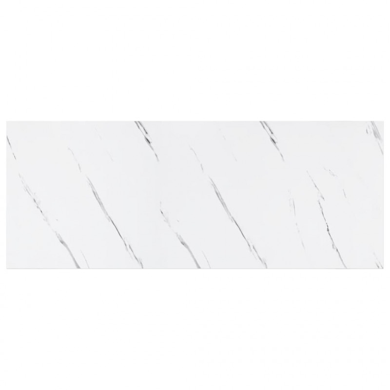 Półka ścienna 4 pcs Biały marmur 50 x 23 x 4 cm