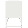 Szafka pod telewizor, biała, 100,5x39x60,5 cm, stalowa