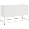 Szafka pod telewizor, biała, 100,5x39x60,5 cm, stalowa