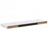 Półka ścienna 4 pcs Biały marmur 80 x 23,5 x 4 cm