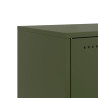Szafka pod telewizor, musztardowa, 100,5x39x60,5 cm, stalowa