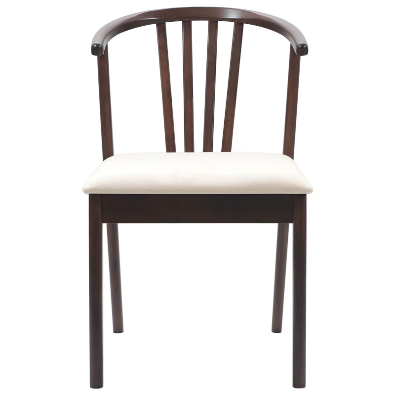 Krzesło jadalniane 2 pcs Jasnobrązowy i jasny