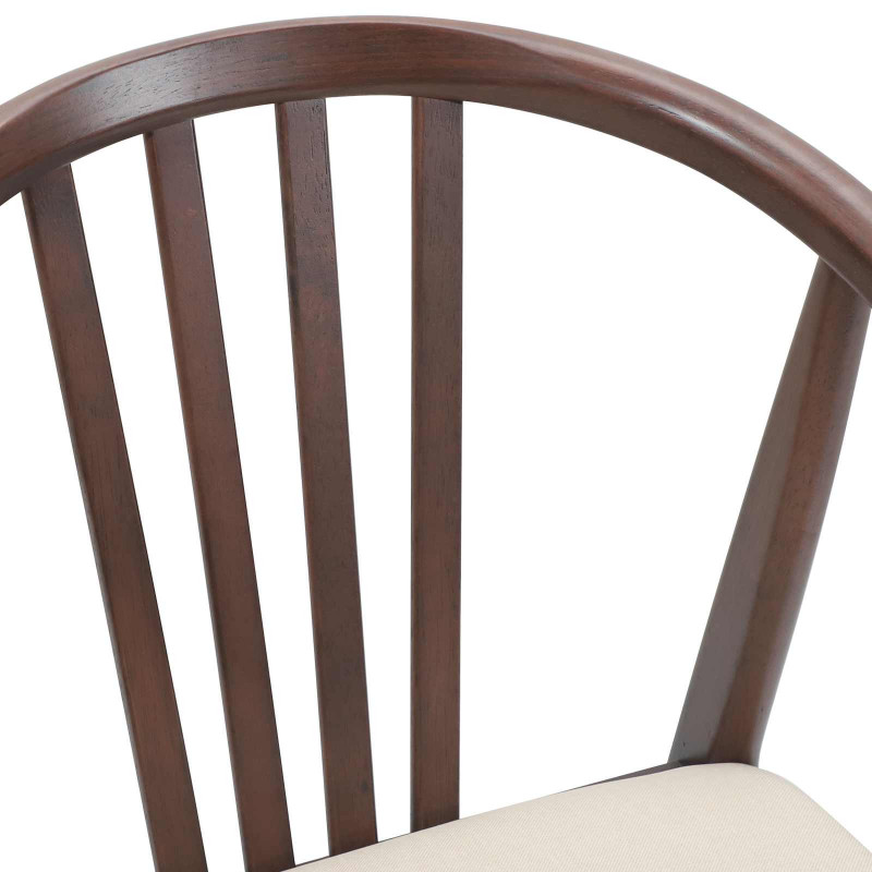 Krzesło jadalniane 2 pcs Jasnobrązowy i jasny