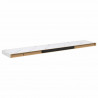 Półka ścienna 4 pcs Biały marmur 120 x 23,5 x 4 cm