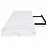 Półka ścienna 4 pcs Biały marmur 120 x 23,5 x 4 cm