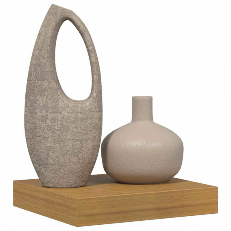Półka ścienna Beżowy 23 x 23,5 x 4 cm Materiał drewnopochodny