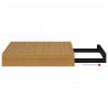 Półka ścienna z przechowywaniem 2 pcs Beżowy 23 x 23,5 x 4 cm