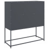Szafka, antracytowa, 100,5x39x107 cm, stal