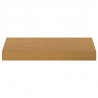 Półka ścienna z przechowywaniem 4 pcs Beżowy 40 x 23,5 x 4 cm