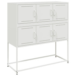 Szafka, biała, 100,5x39x107 cm, stal