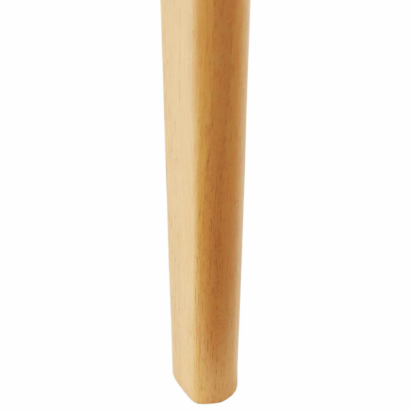 Krzesło jadalniane 2 pcs Naturalny Drewno Gumowe