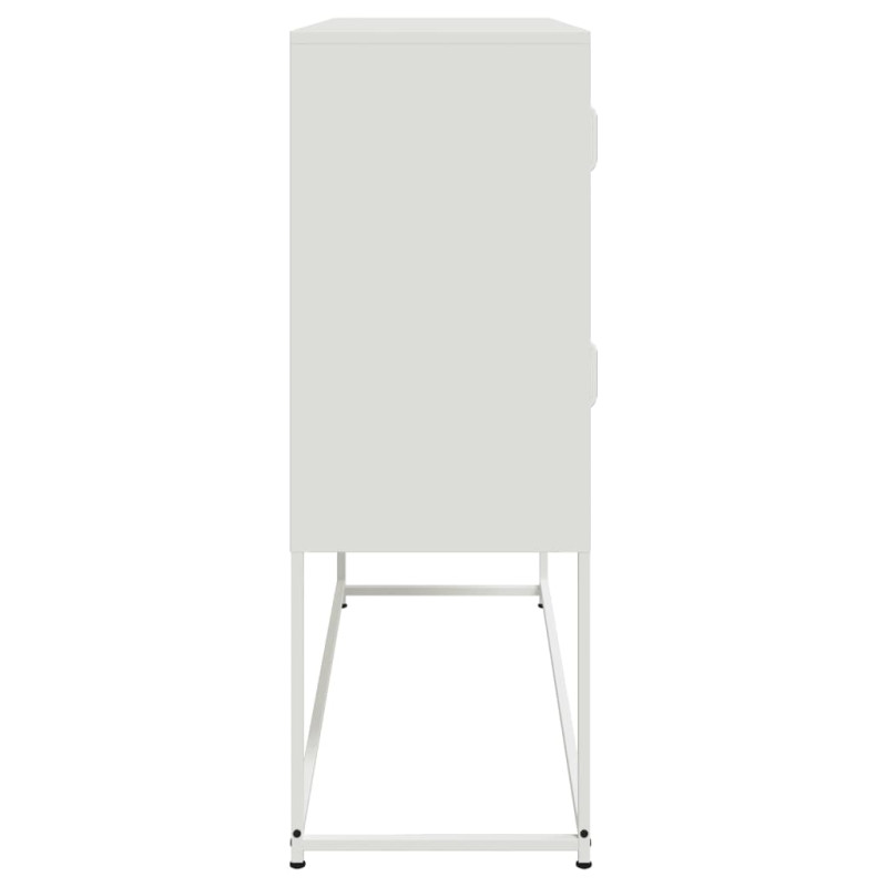Szafka, biała, 100,5x39x107 cm, stal